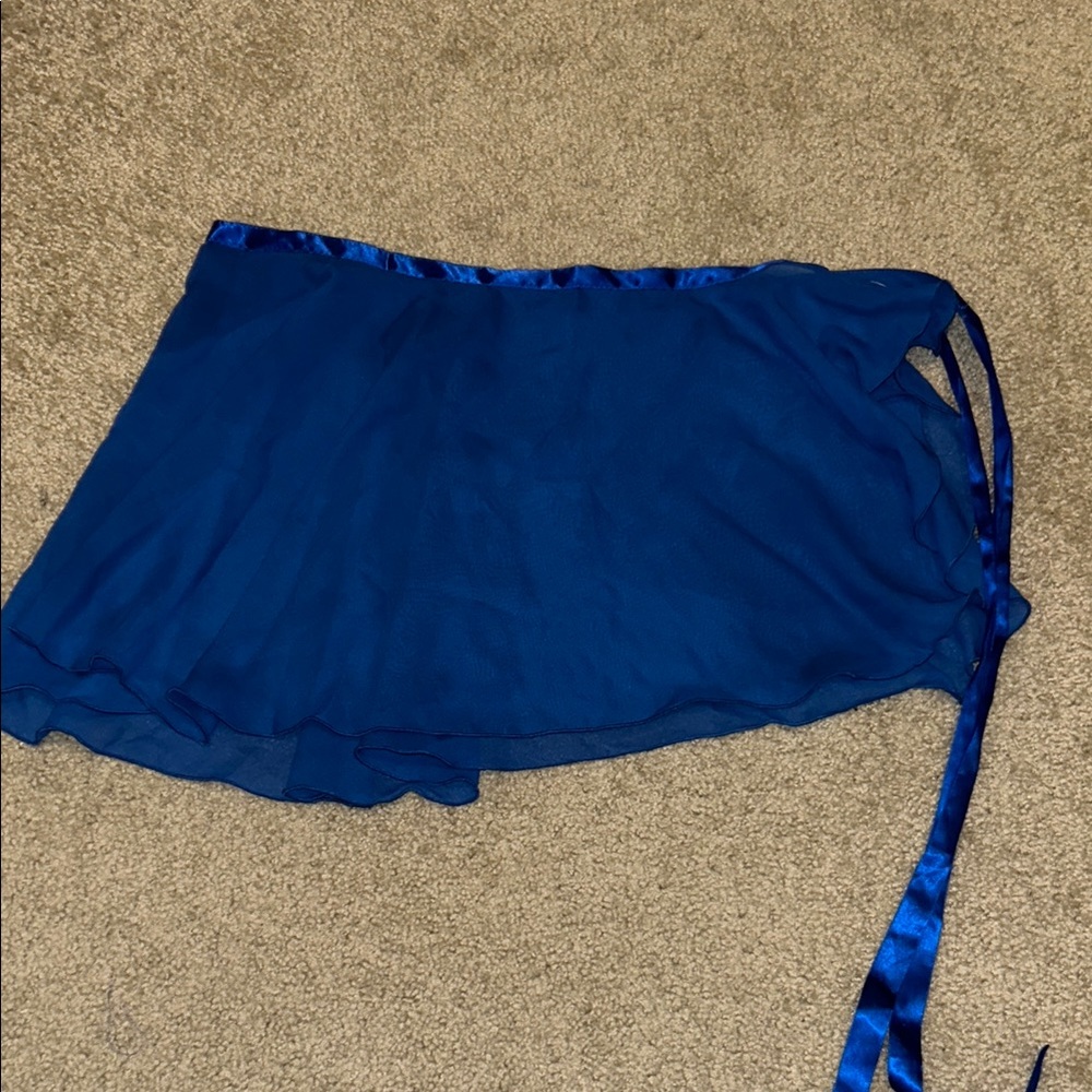 Kids Blue Dance Skirt